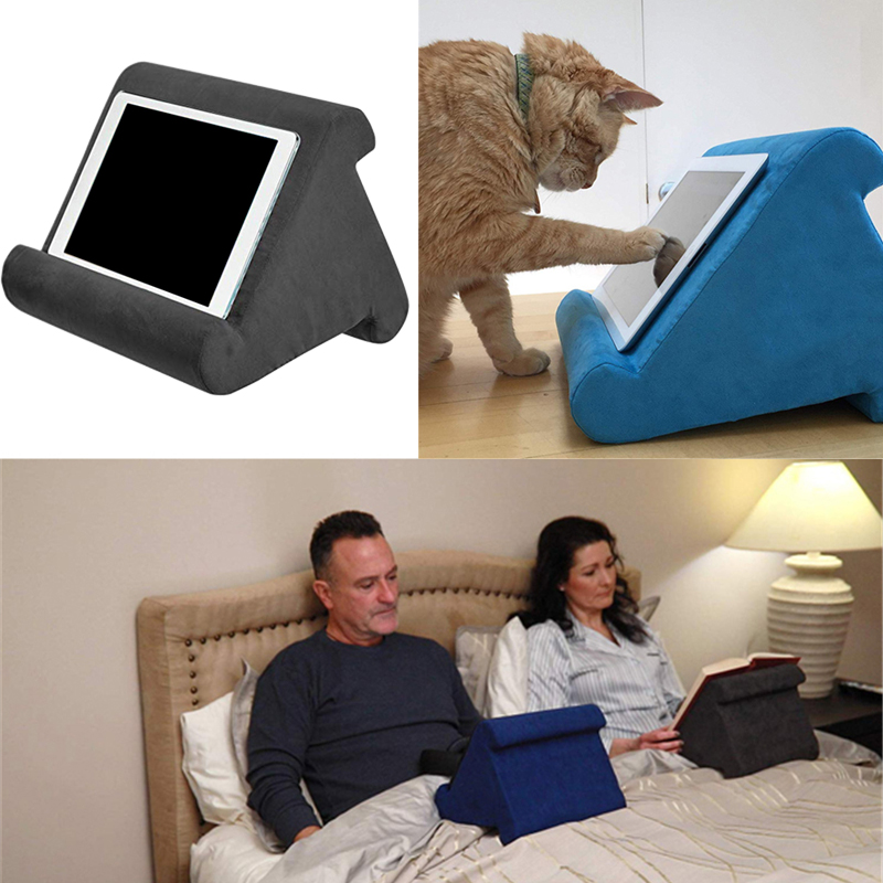 Tablet Pillow Holder Stand Book Rest Reading Foldable Support For iPad