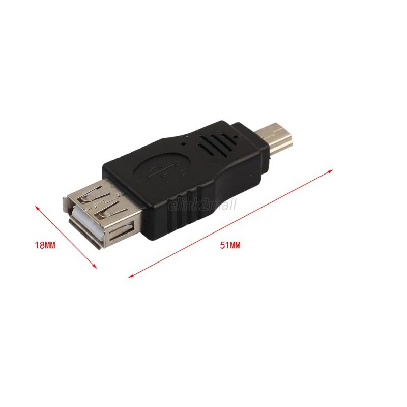 12 Types USB 2.0 Male to Female Micro USB Converter Mini Data Adapter